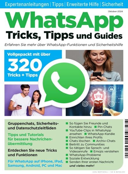 WhatsApp Tricks Tipps und Guides – Oktober 2024 Cover