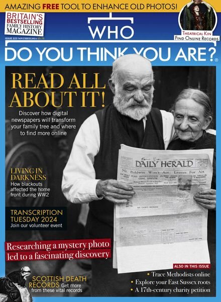 Who Do You Think You Are – November 2024 Cover