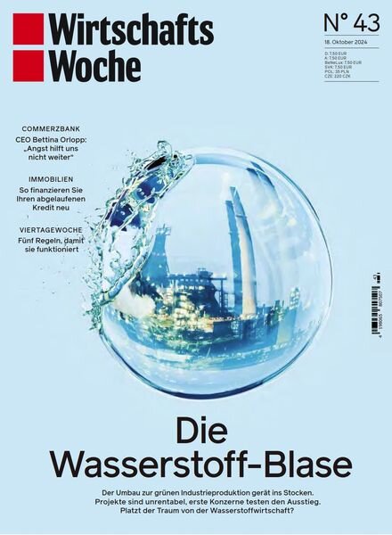 Wirtschaftswoche Magazin – 18 Oktober 2024 Cover