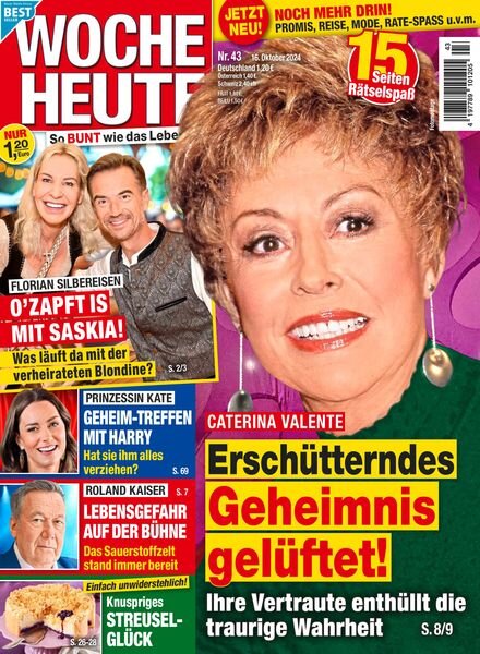 Woche Heute – 16 Oktober 2024 Cover