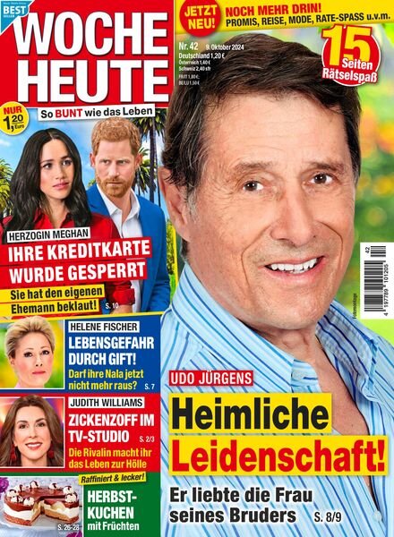 Woche Heute – 9 Oktober 2024 Cover