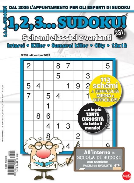 123 Sudoku – Dicembre 2024 Cover