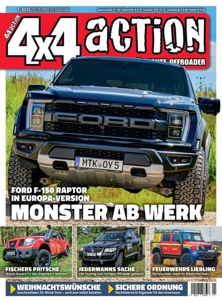 4x4action – Dezember 2024 – Januar 2025 Cover