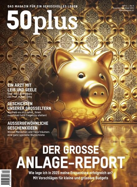 50plus Switzerland – November-Dezember 2024 Cover