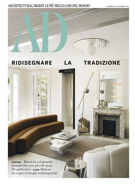 AD Architectural Digest Italia – Novembre 2024 Cover