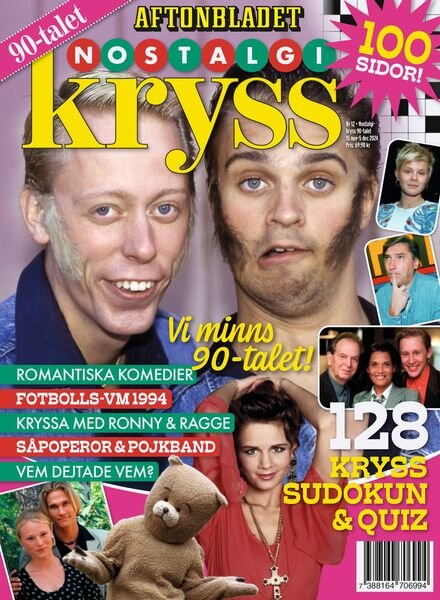Aftonbladet Nostalgi Kryss – November 2024 Cover