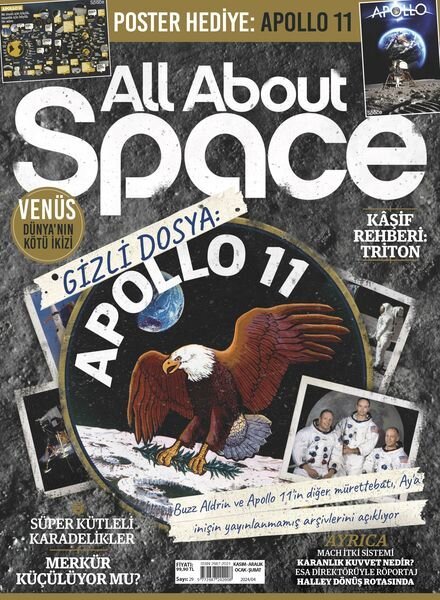 All About Space Turkiye – 2 Kasim 2024 Cover