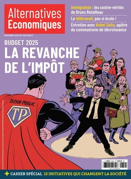 Alternatives economiques – Novembre 2024 Cover