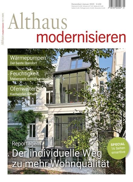 Althaus Modernisieren – Dezember 2024 – Januar 2025 Cover