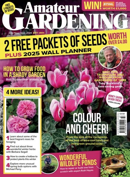 Amateur Gardening – 23 November 2024 Cover