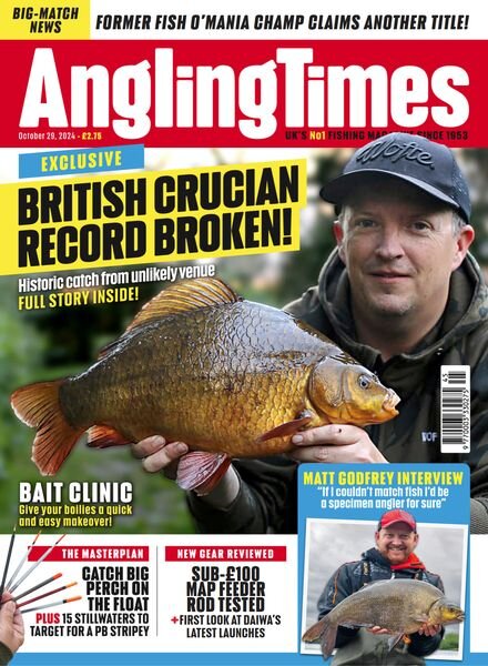 Angling Times – 29 October 2024 Cover