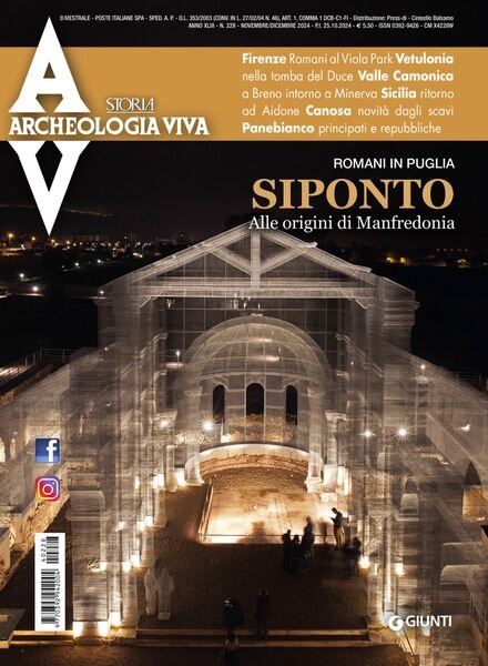 Archeologia Viva – Novembre-Dicembre 2024 Cover