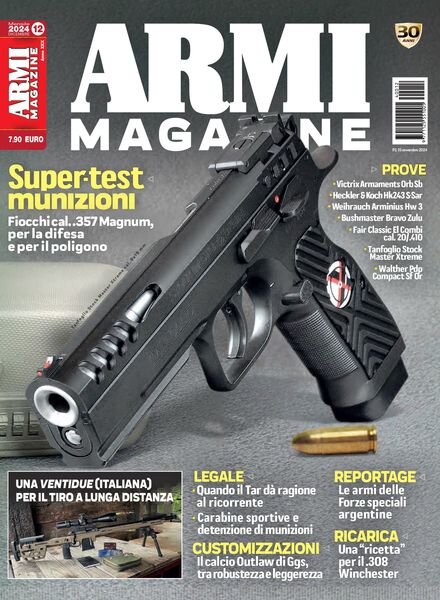 Armi Magazine – Dicembre 2024 Cover
