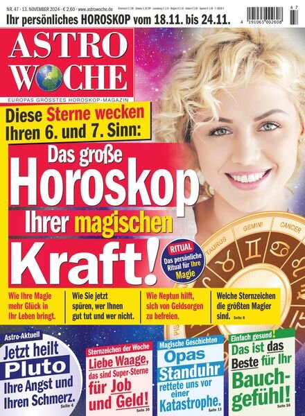 Astrowoche – 13 November 2024 Cover