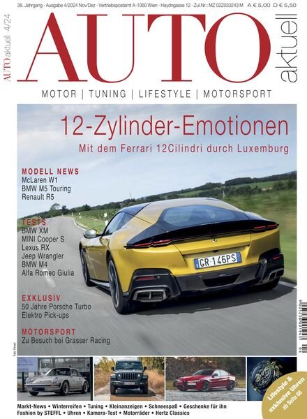 Auto Aktuell – November-Dezember 2024 Cover