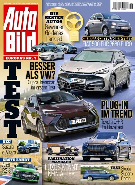 Auto Bild Germany – 14 November 2024 Cover