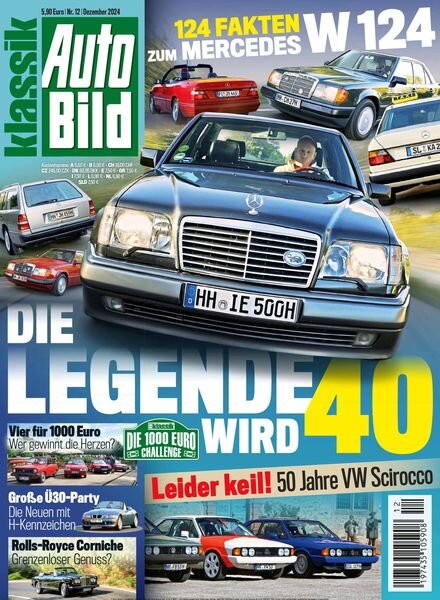 Auto Bild Klassik – Dezember 2024 Cover
