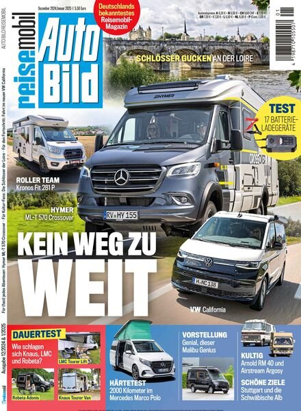 Auto Bild Reisemobil – Dezember 2024 – Januar 2025 Cover