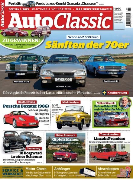 Auto Classic – Dezember 2024 – Januar 2025 Cover