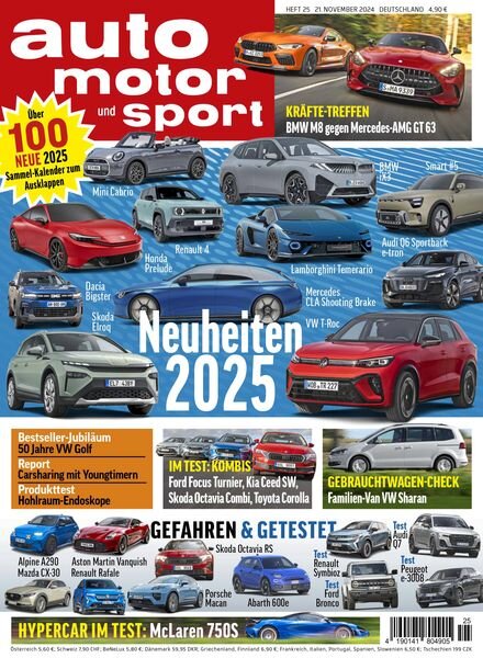 Auto Motor und Sport – 20 November 2024 Cover