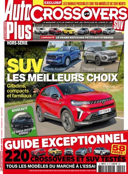 Auto Plus Crossovers SUV – Novembre-Decembre 2024 – Janvier 2025 Cover