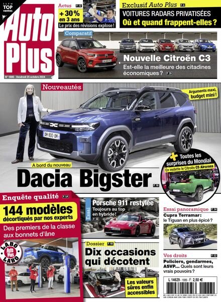 Auto Plus France – 25 Octobre 2024 Cover
