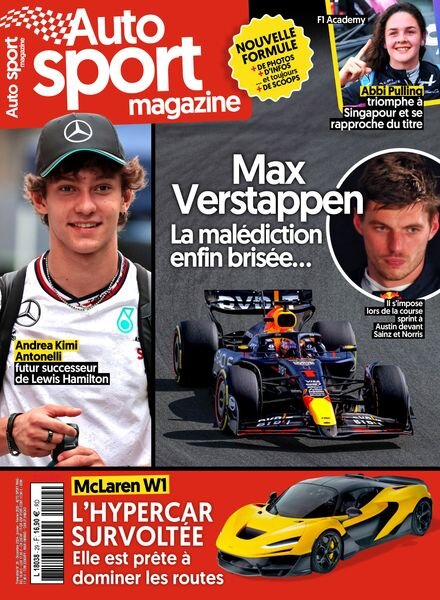 Auto Sport Magazine – Decembre 2024 – Janvier-Fevrier 2025 Cover