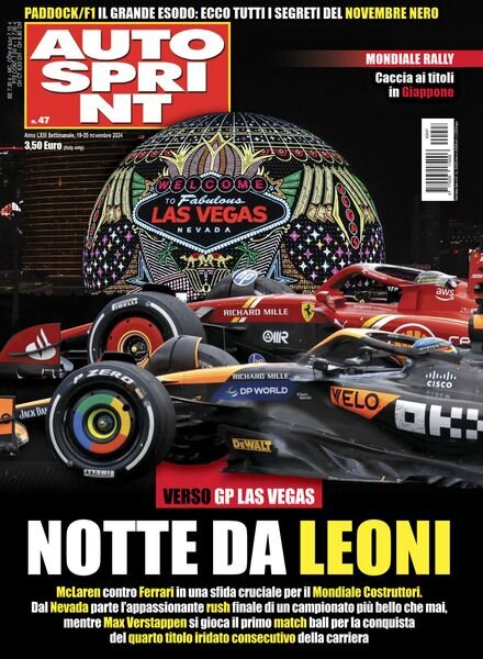 Auto Sprint – 19 Novembre 2024 Cover