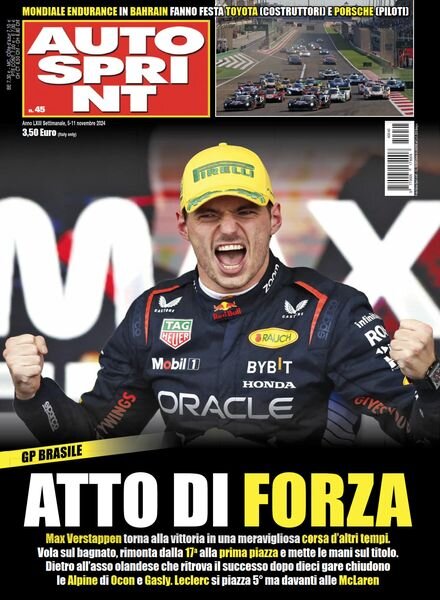 Auto Sprint – 5 Novembre 2024 Cover