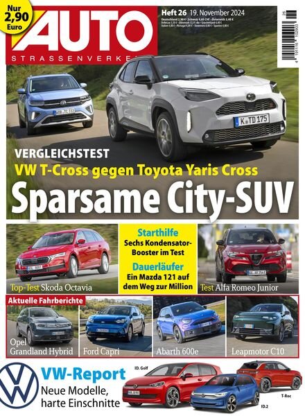 Auto Strassenverkehr – 18 November 2024 Cover
