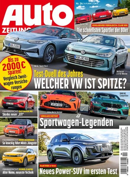 Auto Zeitung – 6 November 2024 Cover