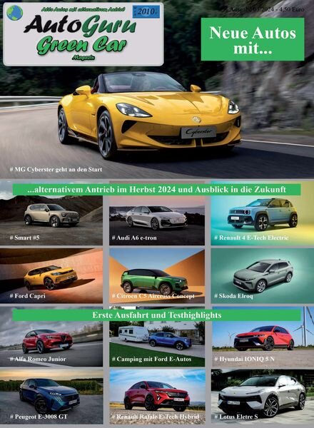 AutoGuru Green Car – November 2024 Cover