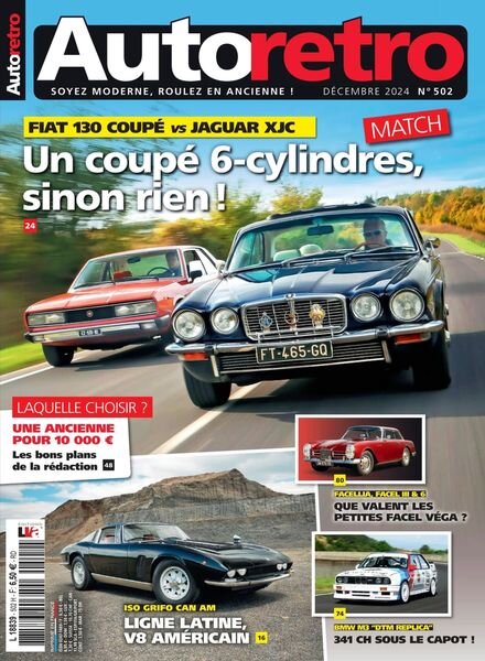 Autoretro France – Decembre 2024 Cover