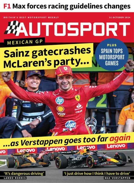 Autosport – 31 October 2024 Cover