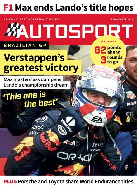 Autosport – 7 November 2024 Cover