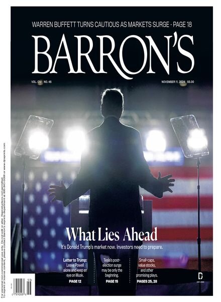 Barron’s – November 11 2024 Cover