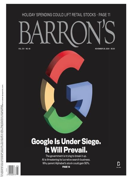 Barron’s – November 25 2024 Cover