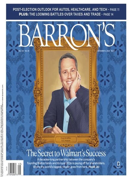 Barron’s – November 4 2024 Cover