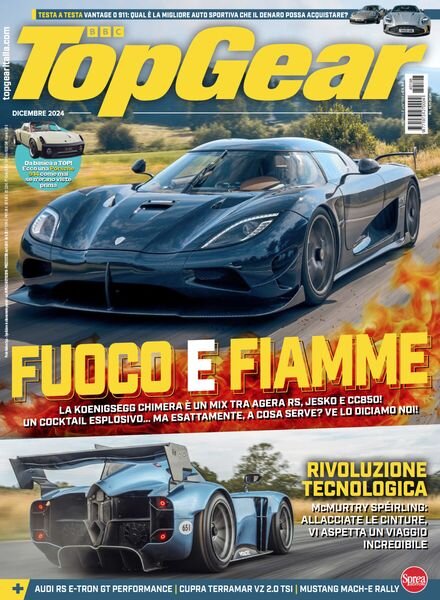 BBC Top Gear Italia – Dicembre 2024 Cover