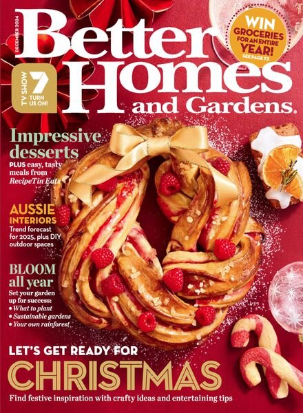 Better Homes and Gardens Australia – December 2024 Cover
