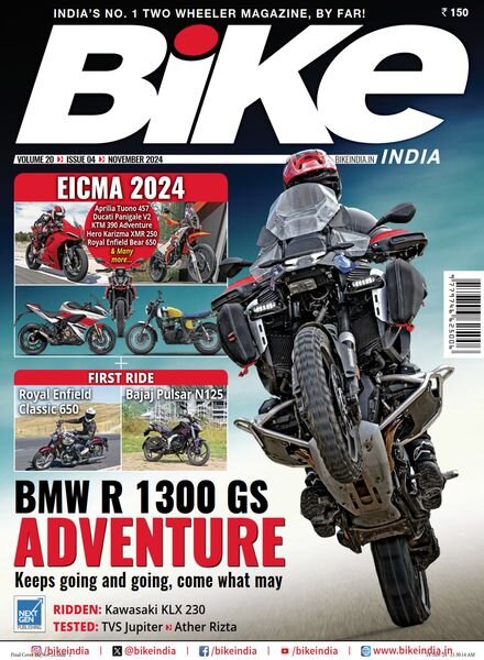 Bike India – November 2024 Cover