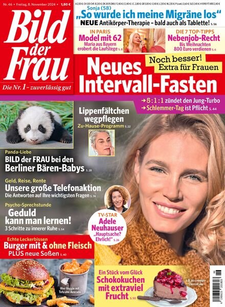Bild der Frau – 8 November 2024 Cover