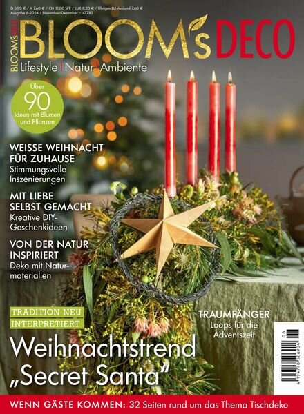 Bloom’s Deco – November-Dezember 2024 Cover