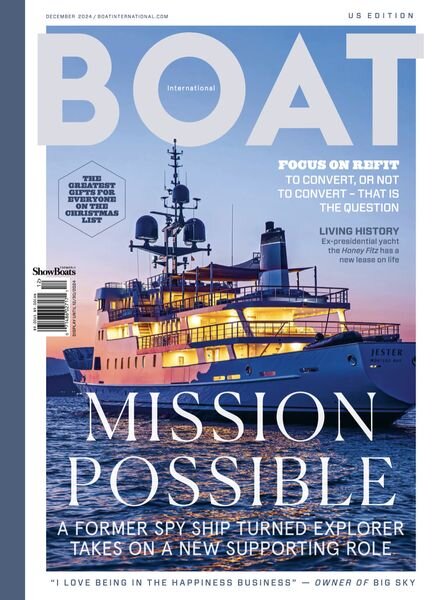 Boat International US Edition – December 2024 Cover