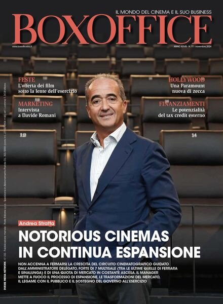 Box Office – Novembre 2024 Cover