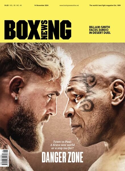 Boxing News – 14 November 2024 Cover