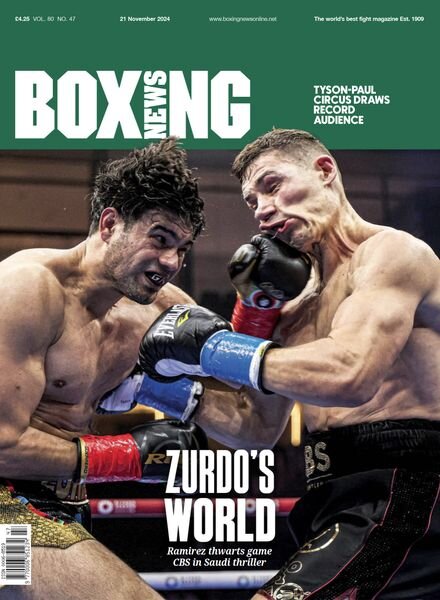 Boxing News – 21 November 2024 Cover