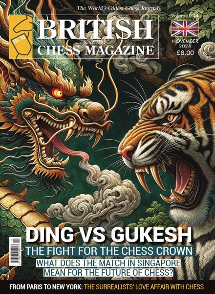 British Chess Magazine – November 2024 Cover