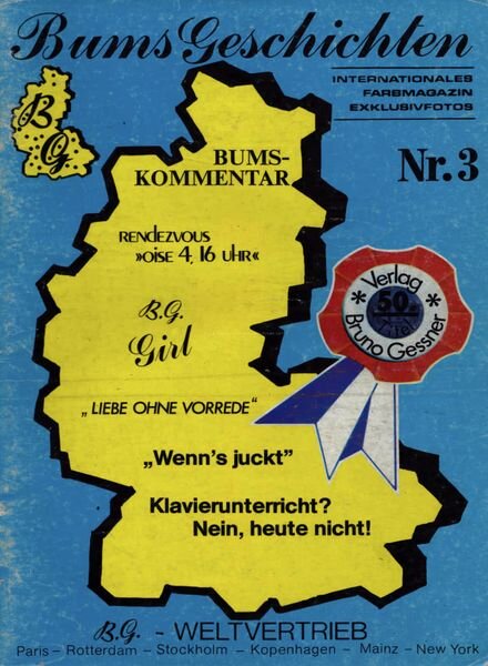 Bums Geschichten – Nr 3 1980 Cover