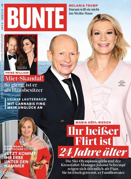 Bunte – 21 November 2024 Cover